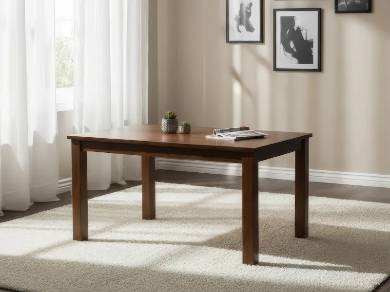 Alexa Solid Wood 6 Seater Dining Table